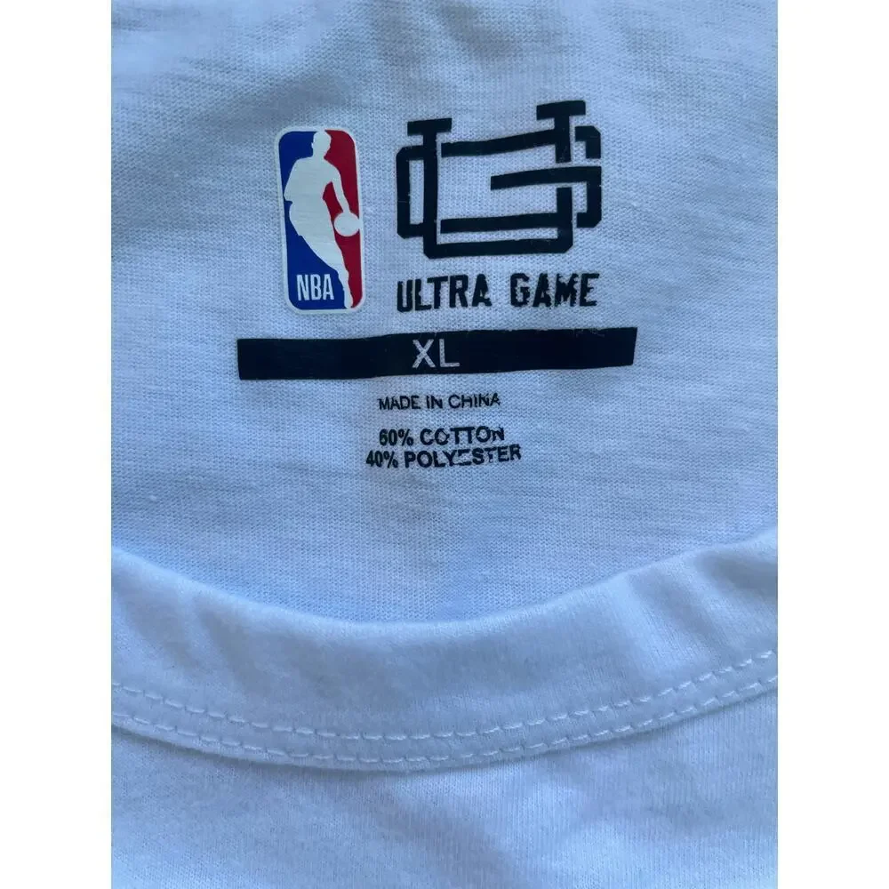 Ultra Game Women's NBA Los Angeles Lakers Soft Vintage T-Shirt White Size XL LA